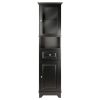 Alps Tall Cabinet with Glass Door and Drawer