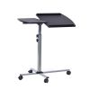 Techni Mobili Rolling Adjustable Laptop Cart; Graphite