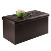 Ashford Ottoman with Storage Faux Leather