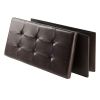 Ashford Ottoman with Storage Faux Leather