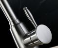 Stainless steel kitchen faucet