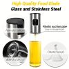 Reusable Glass Oil Sprayer - 100ml/3.5oz - Ideal for Cooking - Olive Oil Mister Spray Bottle - Dispenser Spray Bottle